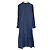 Autre Marque green label relaxing Feather Pattern Long Dress Blue Navy blue - view 2