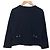 Autre Marque agnes b. Cardigan Pression Cardigan Negro - vista 2