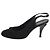 Chanel Décolleté slingback fruncizzate nere - size EU 38 Nero