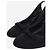 Chanel Décolleté slingback fruncizzate nere - size EU 38 Nero - vista 5