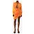 Jacquemus Oranges Mini-Wickelkleid - size UK 6