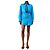 Jacquemus Blue Le Splash Mini-Hemdkleid - size UK 8 Blau