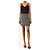 Chanel Minifalda de tweed gris y negra - size UK 8 - vista 2