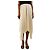Céline Falda midi plisada crema - size UK 8