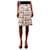 Prada Gonna midi con stampa conigli bianchi - size UK 6 Bianco