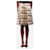Prada Gonna midi con stampa conigli bianchi - size UK 6 Bianco - vista 3
