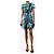 Proenza Schouler Vestido de tweed azul bordado - size UK 4 - vista 3