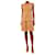 Chanel Ärmelloses Mini-Kleid aus Seidenchiffon in Blush - size UK 8  - Ansicht 1