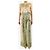 Alice + Olivia Set top halter e pantaloni floreale verde e bianco - size UK 10 - vista 5