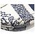 Dior Borsa Saddle Toile De Jouy crema e blu Crudo - vista 7