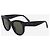Céline Schwarze Sonnenbrille mit rundem Gestell - Ansicht 2