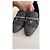 Ballerine in tweed Chanel con dettaglio a catena Nero Bianco - vista 11