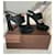 Sandali platform Louis Vuitton in camoscio nero  - vista 6