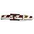Hermès Be Happy leather bracelet size 5 Brown White Golden