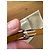 Hermès Be Happy leather bracelet size 5 Brown White Golden - view 3