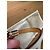 Hermès Be Happy leather bracelet size 5 Brown White Golden - view 5