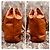 Gucci Zaino in pelle camel/cognac con manico in bambù Cammello - vista 8