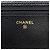 Portafoglio a catena Chanel in vitello granulato nero - vista 11