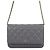 Portafoglio a catena Chanel Classic Matelassé Marrone