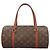 Borsa a mano Louis Vuitton Papillon 30 Monogram Marrone