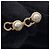 Chanel Coco Ohrstecker mit Kunstperlen Golden - Ansicht 6