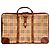 Valigia vintage Burberry Check Marrone Beige