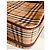Valigia vintage Burberry Check Marrone Beige - vista 16