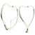 Tiffany & Co Tiffany Open Heart Creolen Silber