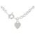 Tiffany & Co Collana Tiffany con Ciondolo a Cuore e Chiusura Toggle Argento