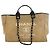 Bolso Tote Deauville Chanel Beige Medium de fibras mixtas