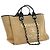 Bolso Tote Deauville Chanel Beige Medium de fibras mixtas - vista 2