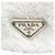 Prada White Spugna Terry Cloth Logo Tote Weiß - Ansicht 5