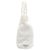 Prada White Spugna Terry Cloth Logo Tote Weiß - Ansicht 8