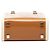 Borsa Tote Fendi Sunshine Mini in vernice e canvas marrone - vista 3