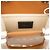 Borsa Tote Fendi Sunshine Mini in vernice e canvas marrone - vista 5