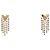 Orecchini Louis Vuitton Gold Gold Plated Essentials V Skin Push Back D'oro - vista 2