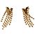 Orecchini Louis Vuitton Gold Gold Plated Essentials V Skin Push Back D'oro - vista 3