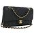 Chanel Black Medium Classic Caviar Double Flap Nero - vista 2