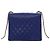 Chanel Blue CC Quilted Patent Square Flap - vista 4