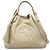 Borsa Soho Satchel Gucci in pelle marrone Small Beige