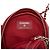 Clutch rotonda trapuntata in caviar rosso Chanel con catena - vista 5