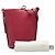Borsa a secchiello Gate Anagram LOEWE in pelle rossa Rosso Bordò - vista 7
