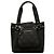 Salvatore Ferragamo Ferragamo Gancini Canvas Tote in Schwarz