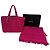 Borsa da spiaggia reversibile Chanel Pink CC in spugna Rosa - vista 17