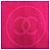 Borsa da spiaggia reversibile Chanel Pink CC in spugna Rosa - vista 6