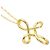 Collar largo Tiffany & Co. Infinity Cross en oro amarillo de 18K - vista 3