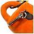 Portachiavi Louis Vuitton LV Lucky Lock Argento Arancione Monogramma - Ansicht 6