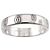 Anello Cartier Happy Birthday in oro bianco 18K - vista 2