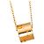 Collana Gucci Icon in oro rosa 18K - vista 3