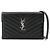 Portafoglio a catena Saint Laurent Cassandre Envelope Nero